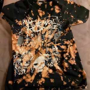 Bleach tie dye mcr shirt